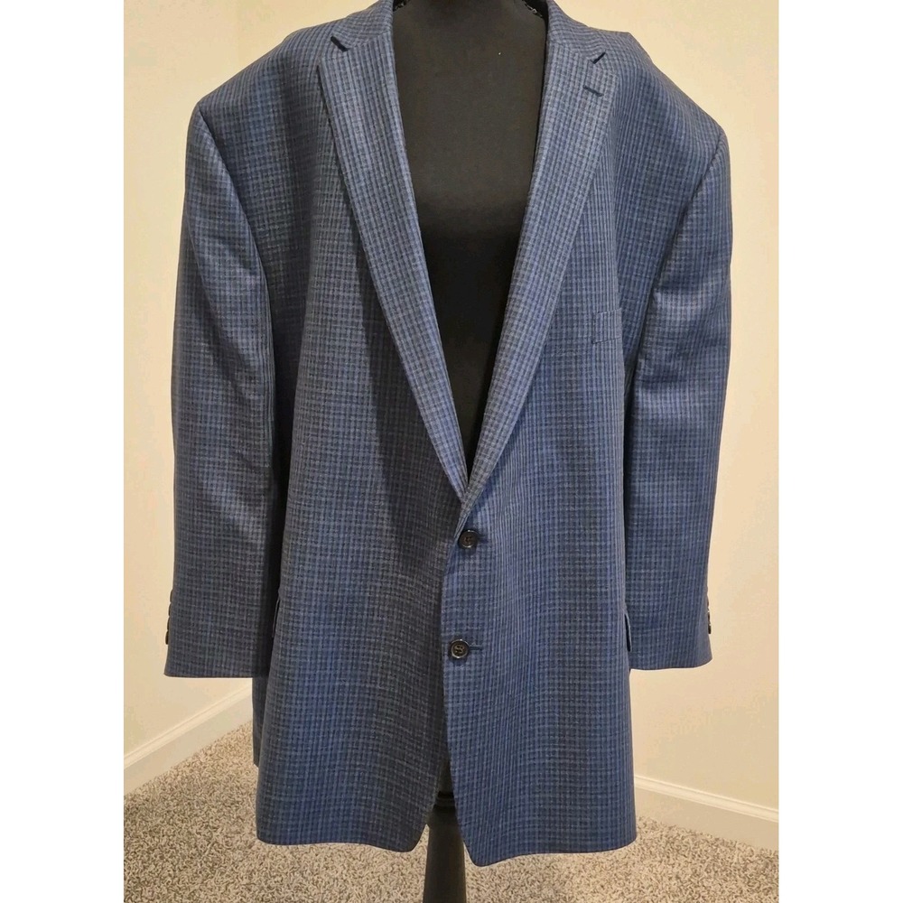 Lauren Ralph Lauren Men's Blazer 46R Sport Coat Poly Blend 2-Btton Houndstooth